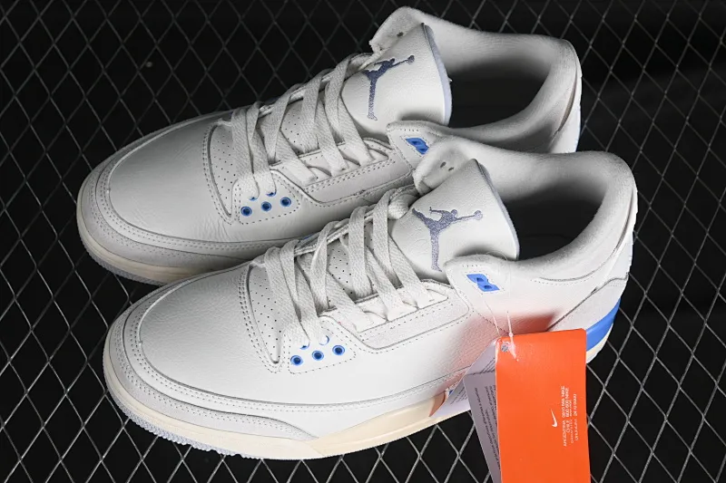 All categories Air Jordan Jordan series basketball shoes Air Jordan 3 Air Jordan 3 Retro "Lucky Shorts" AJ3 Joe 3 Lucky Shorts North Carolina Blue CT8532-101